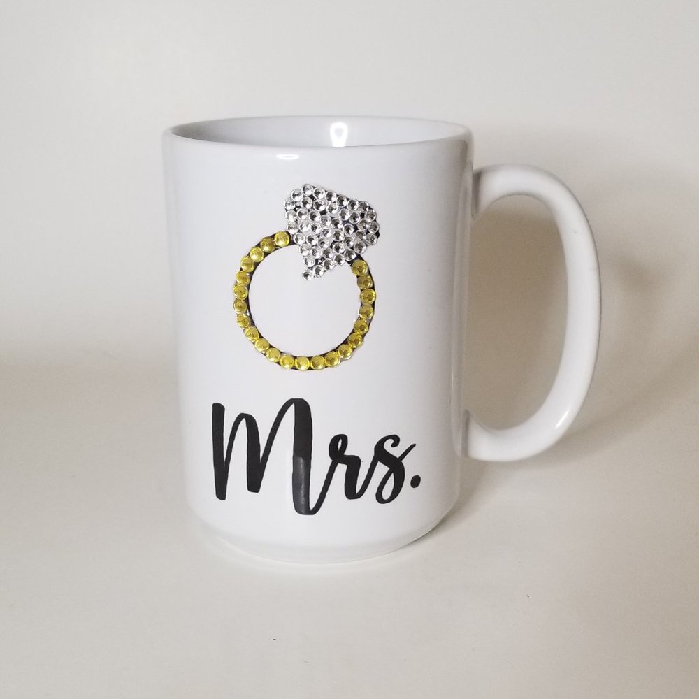 15oz  Bling Ring Mrs. Mug